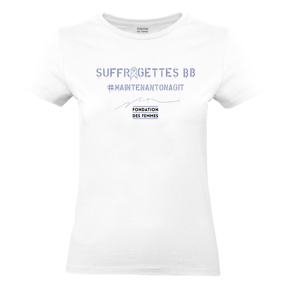 T Shirt Suffragettes BB Fondation des Femmes Indoshop